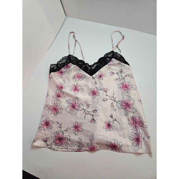 Apt. 9 Women's Pink Floral Cami Pajama Set Size Medium - Picture 7 of 11